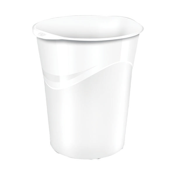 CEP Pro Gloss Waste Bin White 280GWHITE