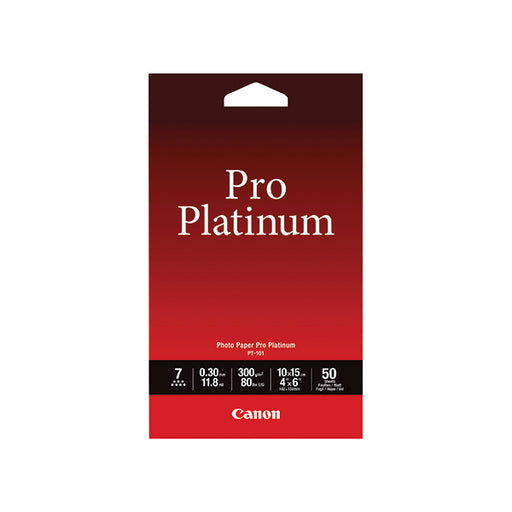 Canon Pro Platinum Photo Paper 4 x 6 Inch (Pack of 50) 2768B014