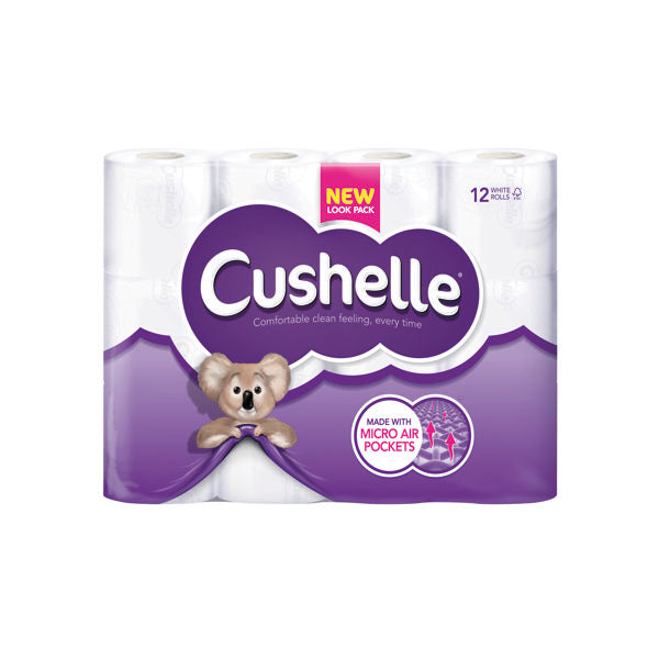 Cushelle Cushioned Toilet Roll (Pack of 12) 1102089