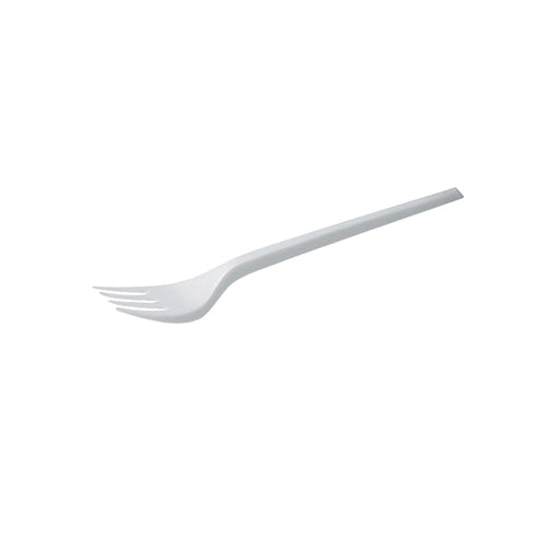 White Plastic Disposable Forks (Pack of 100) 0512003