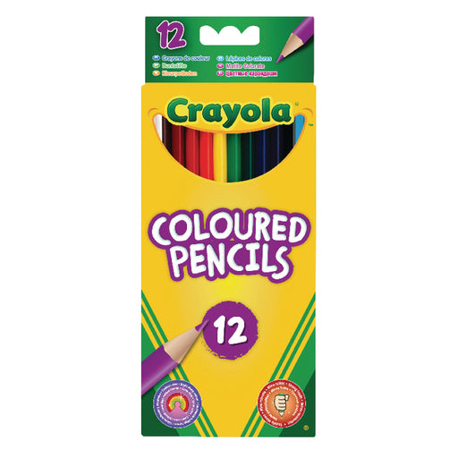 Crayola 12 Assorted Pencil Coloured Pencils (Pack of  12) 3.3612