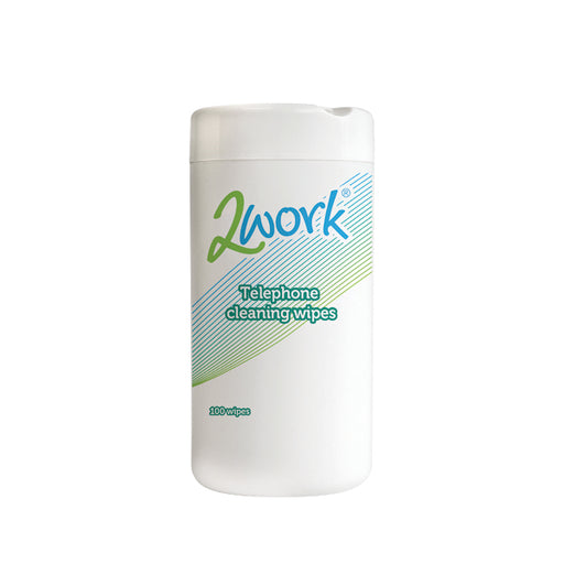 2Work Telephone Cleaning Wipes (Pack of 100) DB50347