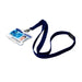 Durable Textile Lanyard with Snap Hook 15mm Midnight Blue (Pack of 10) 812728