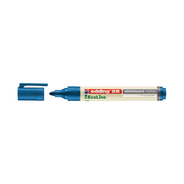 Edding 28 Ecoline Drywipe Markers (Pack of 10) Blue 4-28003