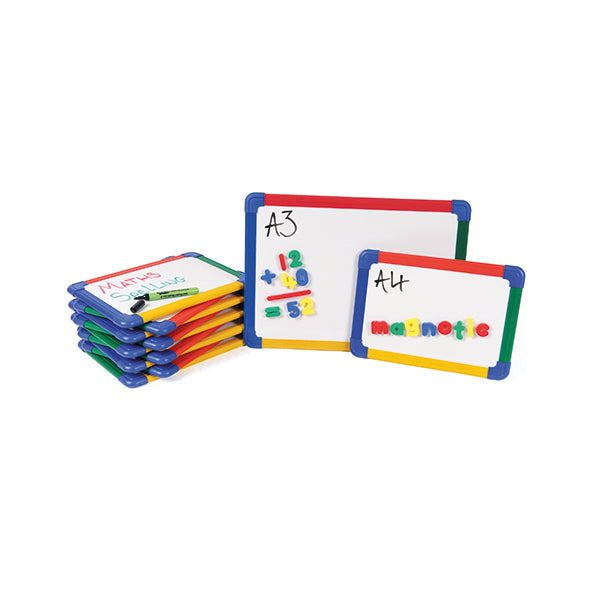 Show-me Magnetic Whiteboard A4 Gridded (Pack of 10) MBA4/10