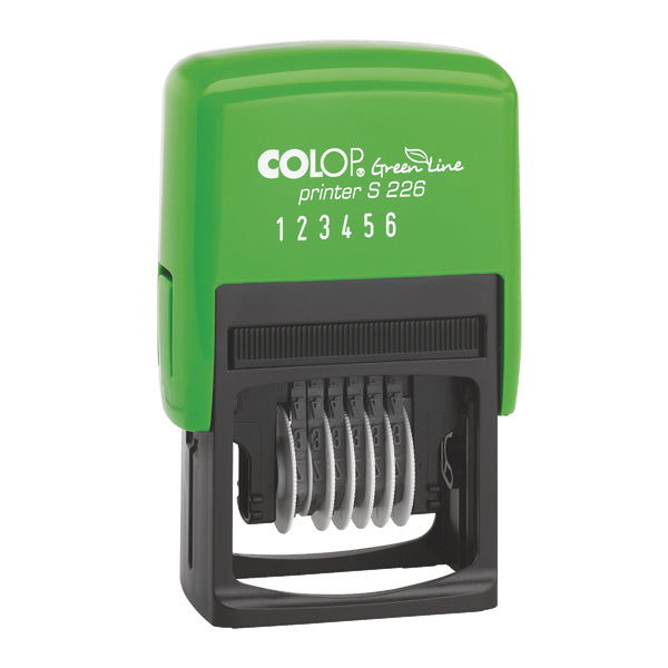 COLOP S226 Green Line Numbering Stamp GLS226