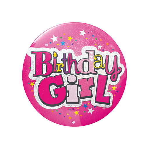 Birthday Girl Giant Badge (Pack of 6) 20880-BG-A