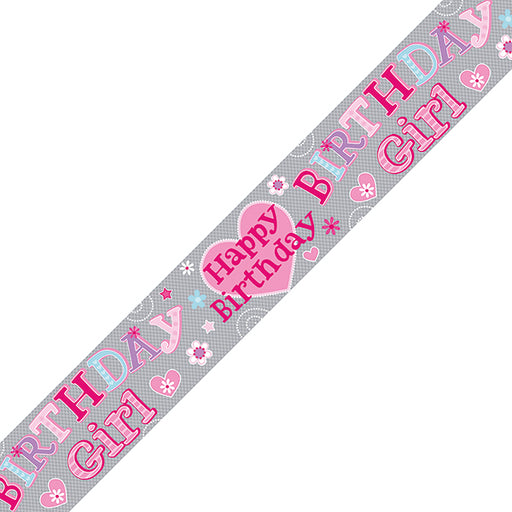 Birthday Girl Banner Pink (Pack of 6) 6837-HBG-2