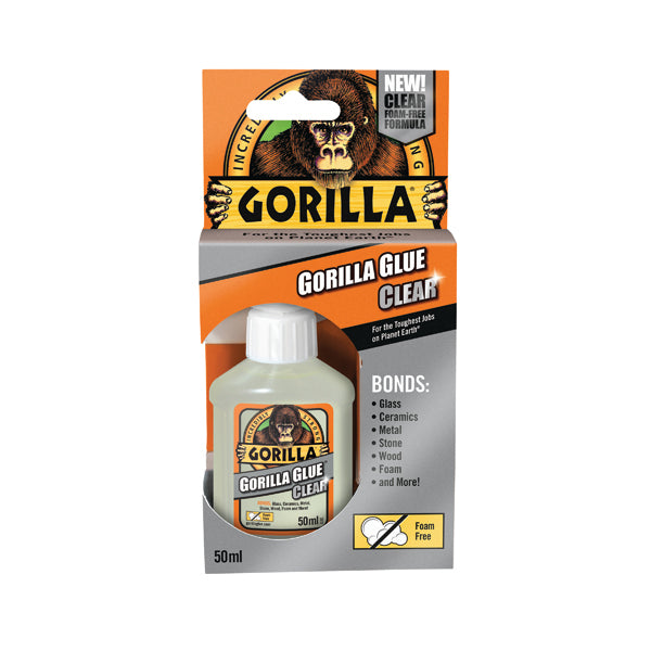 Gorilla Glue 50ml Clear (Bonds stone, wood, metal, glass, ceramics and more) 1244002