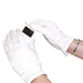 White Knitted Cotton Large Gloves (Pack of 10) GI/NCME