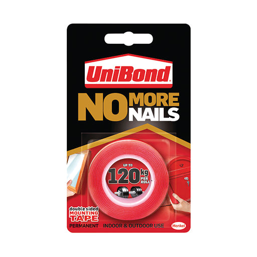 Unibond No More Nails Ultra Strong Roll Permanent 19mm x 1.5m