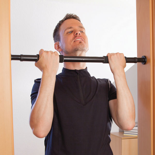 Monofit Peak Power 2 Way Adjustable Pull-up Bar for Doorways Steel