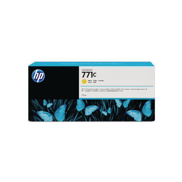 HP 771C Yellow Designjet Ink Cartridge B6Y10A