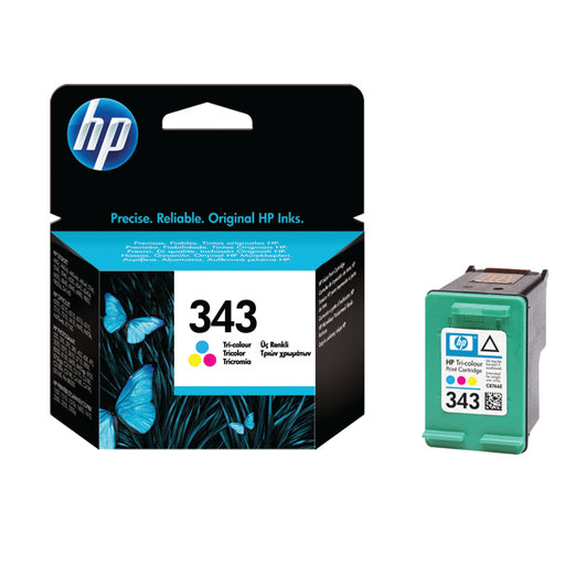 HP 343 Cyan/Magenta/Yellow Inkjet Cartridge C8766EE