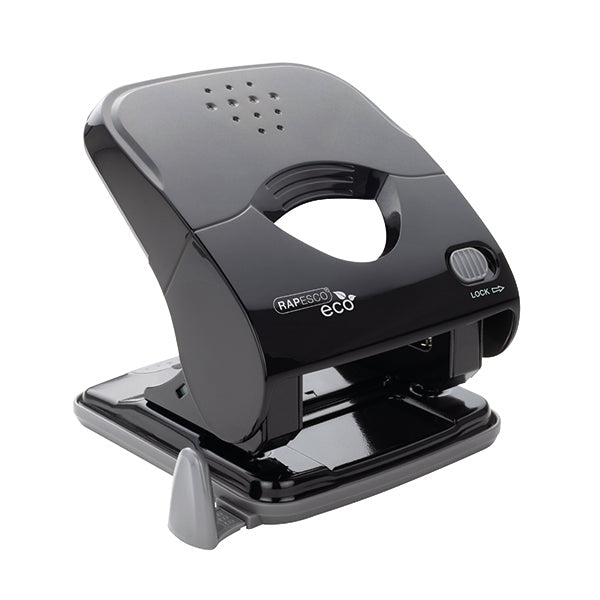 Rapesco ECO X5-30ps Less Effort 2 Hole Punch Black 1523