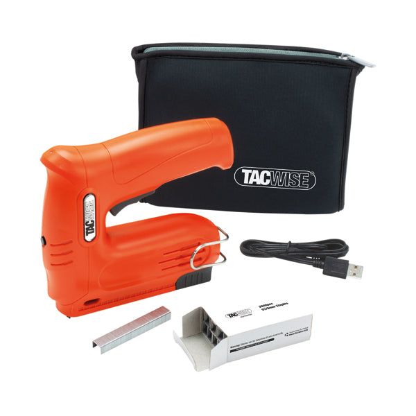 Tacwise Hobby 53-13EL Cordless Staple/Nail Gun w/Bag and Staples 1564