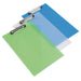 Rapesco Clipboard Frosted Transparent Assorted (Pack of 10) SHP PCBAS