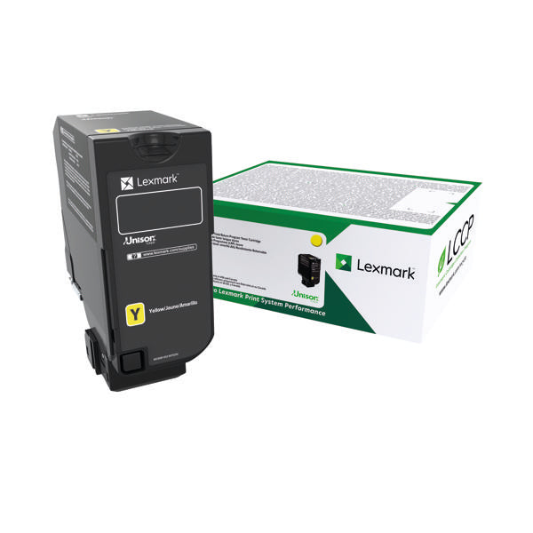 Lexmark Yellow Corporate 12K Toner Cartridge 74C2HYE