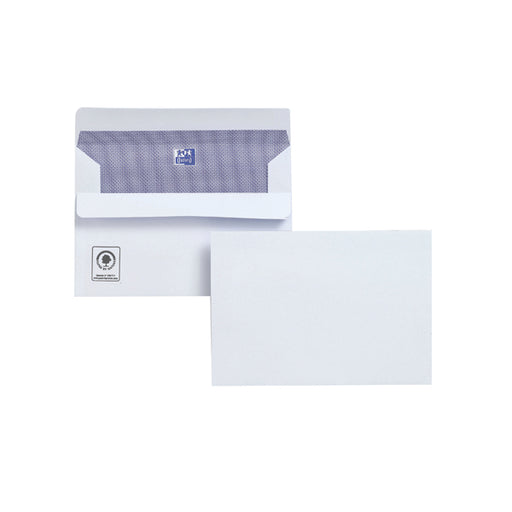 Plus Fabric C6 Envelope Wallet Self Seal 120gsm White (Pack of 500) F23470