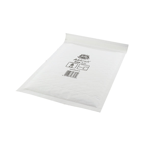 Jiffy AirKraft Bag Size 1 170x245mm White (Pack of 100) JL-1