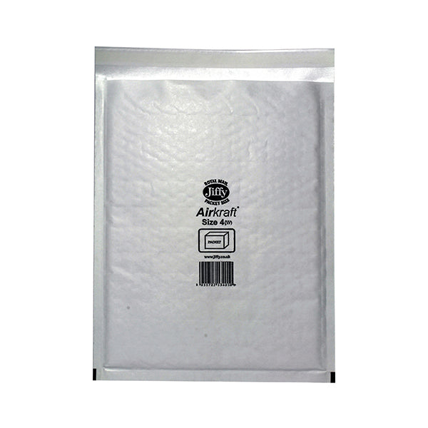 Jiffy AirKraft Bag Size 4 240x320mm White (Pack of 50) JL-4