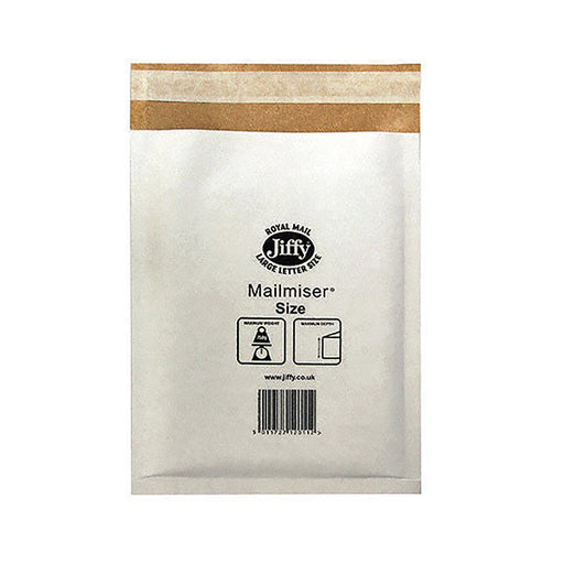 Jiffy Mailmiser Size 6 290x445mm White MM-6 (Pack of 50) JMM-WH-6