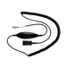 JPL Universal Headset Bottom Lead RJ11 80-200cm Coiled Black BL-10+P