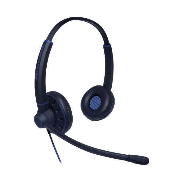 JPL Commander-2 V2 Binaural Headset USB A-C Adapter works on all major softphones 575-344-004