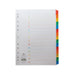 Concord Index 1-15 A4 White with Multicoloured Mylar Tabs 01601/CS16