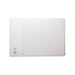 Concord Index 1-10 A3 White Board with Clear Mylar Tabs 04601/CS46