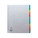 Concord Index 1-12 A4 Extra Wide Multicoloured Mylar Tabs 09801/CS98