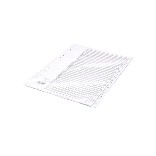 Concord Index 1-31 A4 Polypropylene White 64501