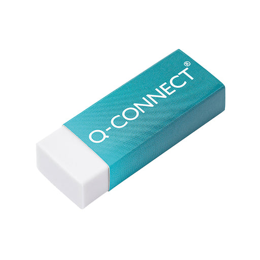 Q-Connect Plastic Eraser White (Pack of 20) KF00236