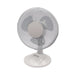 Q-Connect 9 Inch/229mm Desk Fan 2 Speed White KF00402