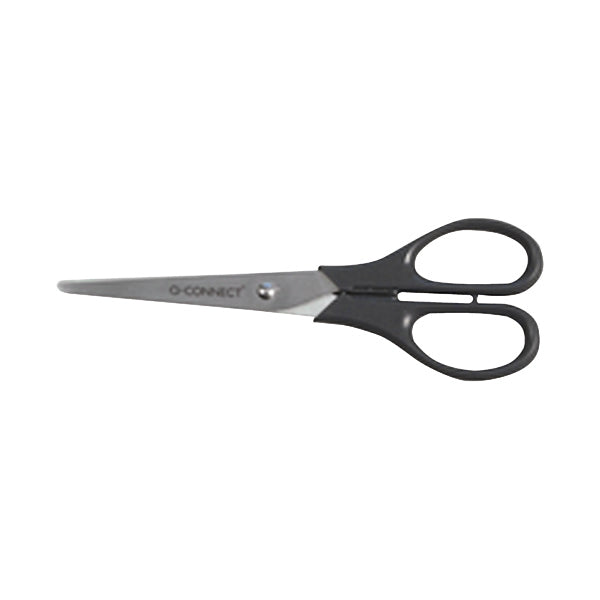 Q-Connect Scissors 170mm Black Stainless Steel CB101228