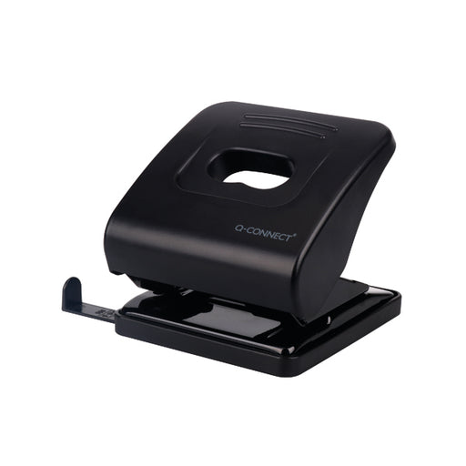 Q-Connect Standard Duty Hole Punch 30 Sheet Black 827P