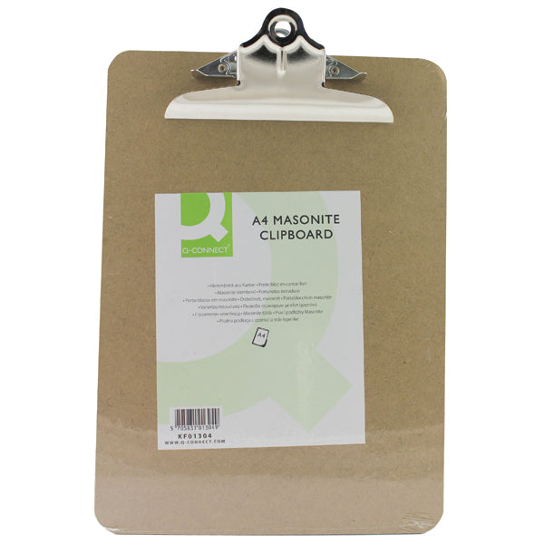 Q-Connect Masonite Clipboard A4 KF01304