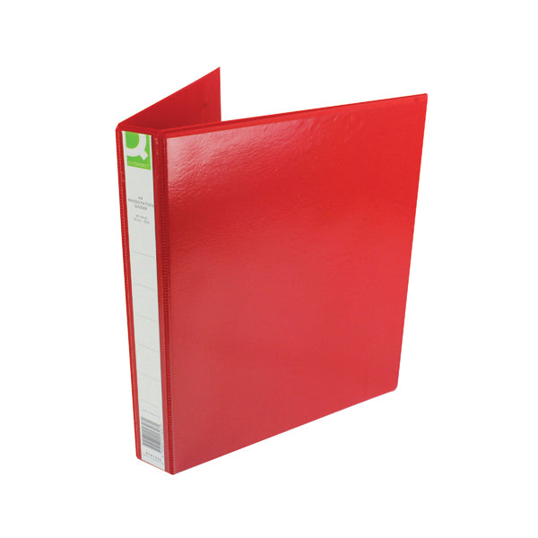 Q-Connect Presentation 25mm 4D-Ring Binder A4 Red KF01326