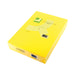 Q-Connect Bright Yellow Coloured A4 Copier Paper 80gsm Ream (Pack of 500) KF01426