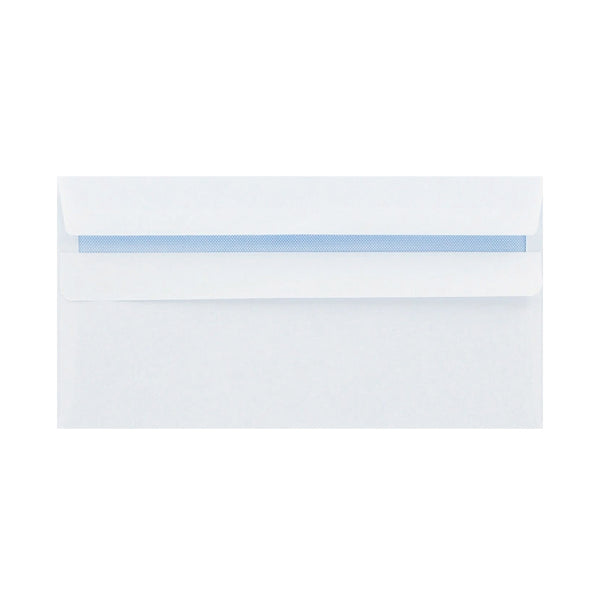 Q-Connect DL Envelopes Plain Wallet Peel and Seal 100gsm White (Pack of 500) 1P04