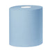 2Work 2-Ply Centrefeed Roll 150m Blue (Pack of 6) KF03805