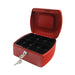 Q-Connect Cash Box 8 Inch Red KF04249