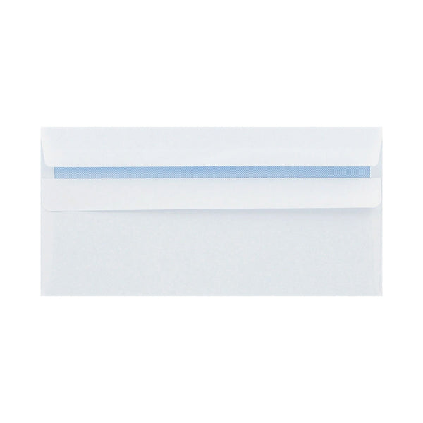 Q-Connect DL Envelope Wallet Self Seal 80gsm White (Pack of 250) KF07556