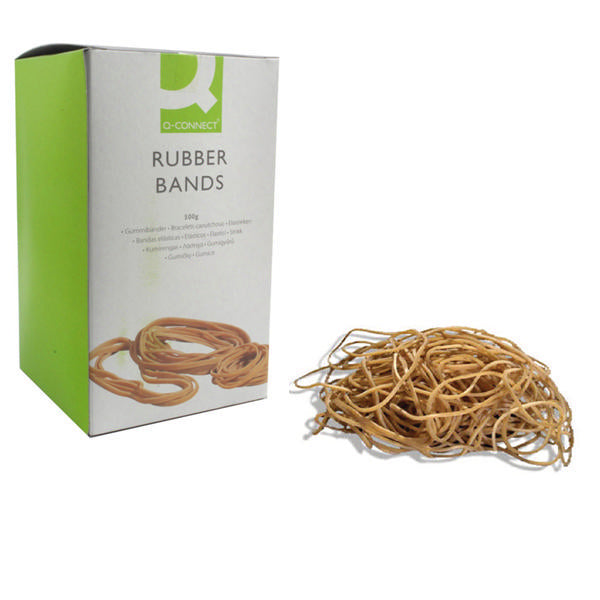 Q-Connect Rubber Bands No.19 88.9 x 1.6mm 500g KF10527