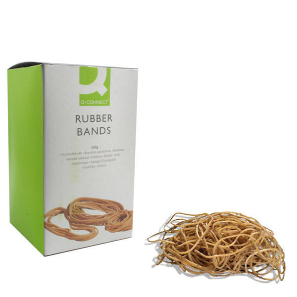 Q-Connect Rubber Bands No.64 88.9 x 6.3mm 500g KF10549