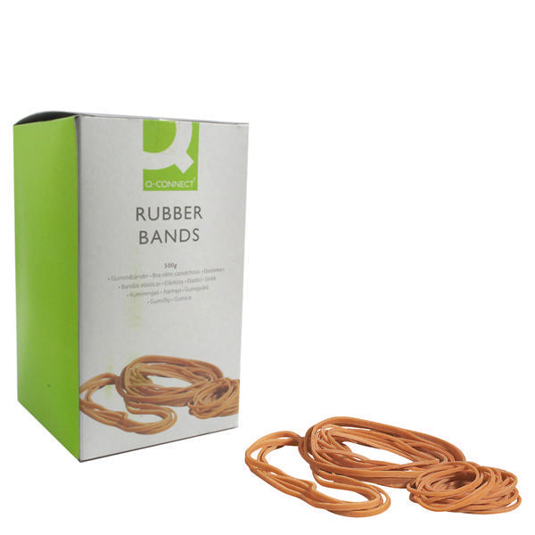 Q-Connect Rubber Bands No.89 152.4 x 12.7mm 500g KF10573