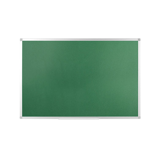 Q-Connect Aluminium Frame Felt Noticeboard with Fixing Kit 1800x1200mm Green 54034205