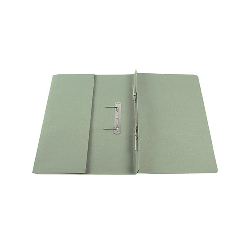 Q-Connect Transfer Pocket 35mm Capacity Foolscap File Green (Pack of 25) KF26096