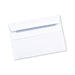 Q-Connect C6 Envelope Wallet Self Seal 90gsm White (Pack of 1000) 7042