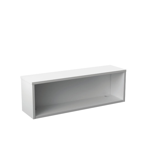 Jemini Reception Modular Straight Riser Unit 1200x315x400mm White KF71547